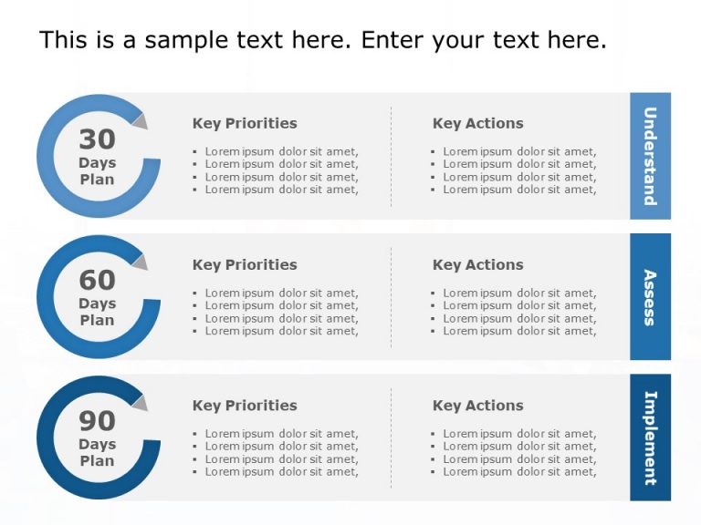 30 60 90 Day Plan PowerPoint Template 24