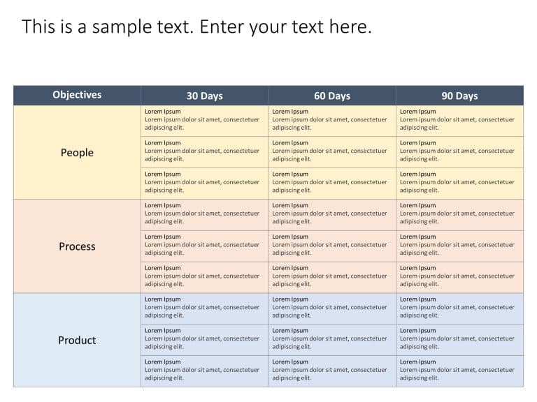 30 60 90 Day Plan 26 PowerPoint Template