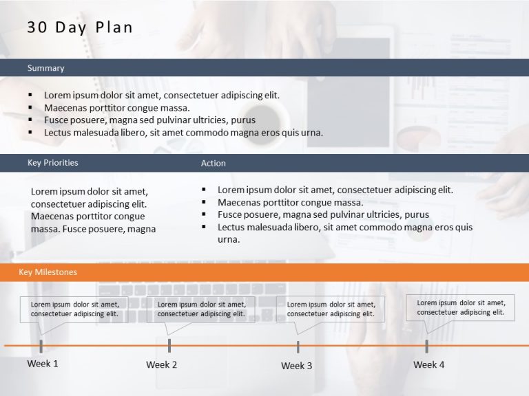 30 60 90 Day Plan PowerPoint Template 6 & Google Slides Theme