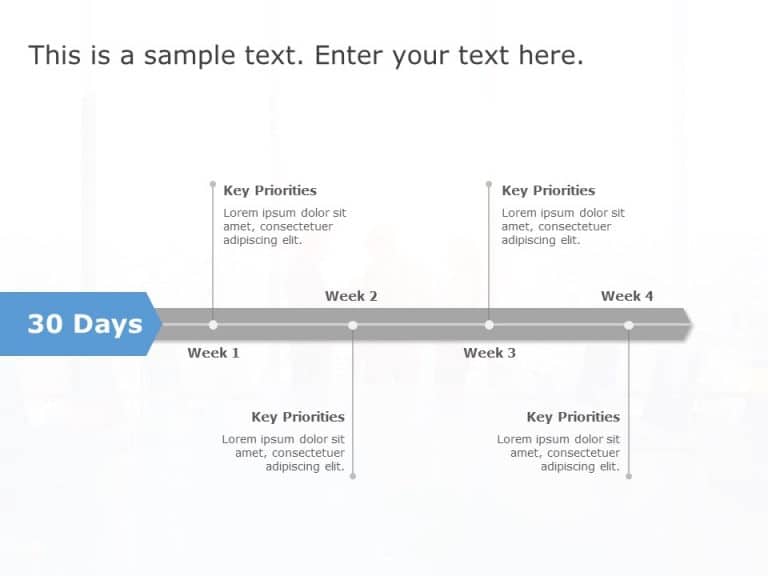 30 60 90 day plan PowerPoint Template 10