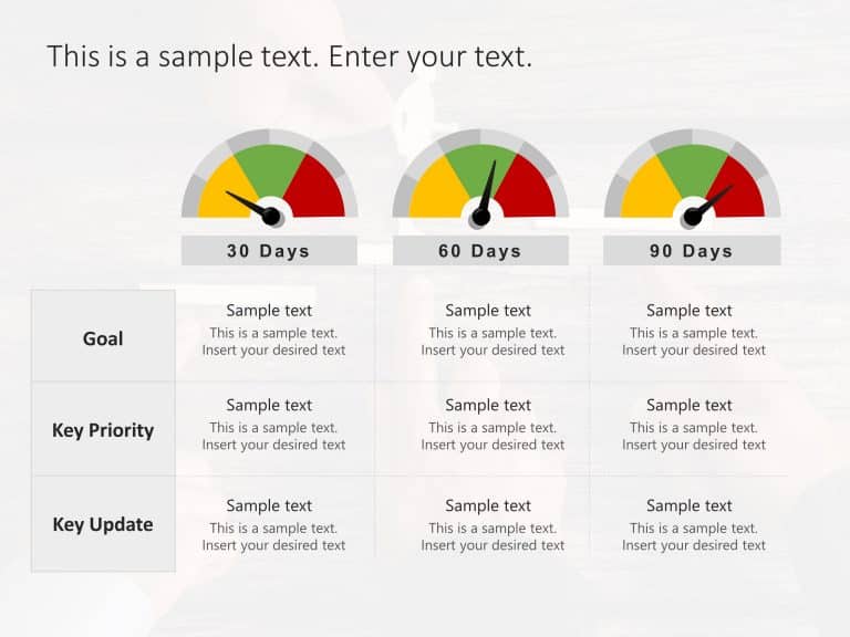 30 60 90 day plan for new manager 5 PowerPoint Template