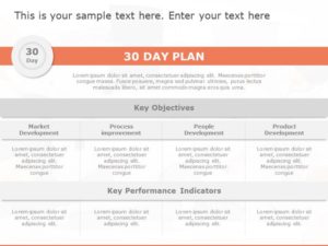 30 60 90 day interview plan template