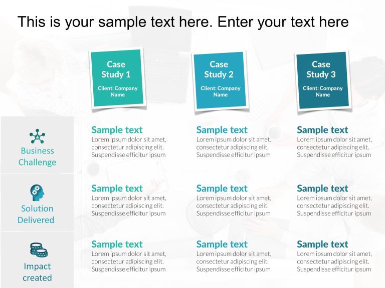 Business Case Study PowerPoint Template & Google Slides Theme