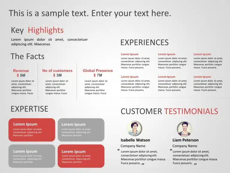 Business Proposal Summary PowerPoint Template