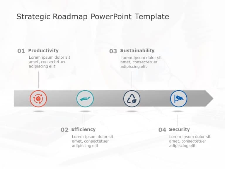Business Roadmap 19 PowerPoint Template & Google Slides Theme