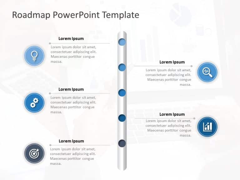 Business Roadmap 24 PowerPoint Template & Google Slides Theme