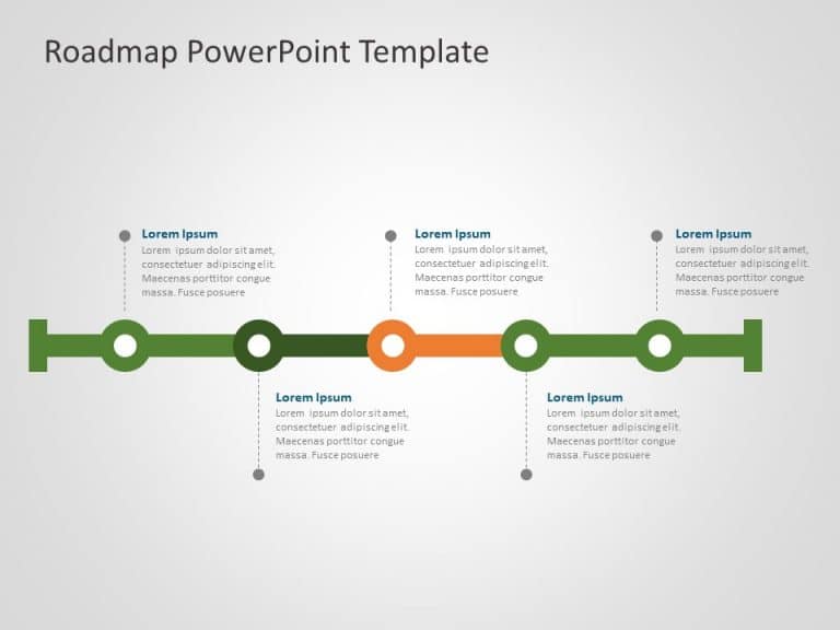 Business Roadmap 25 PowerPoint Template