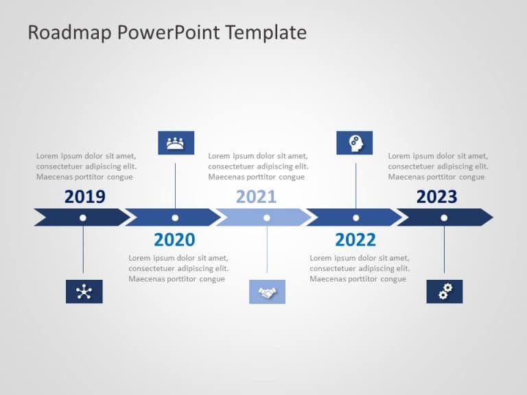 Business Roadmap 26 PowerPoint Template