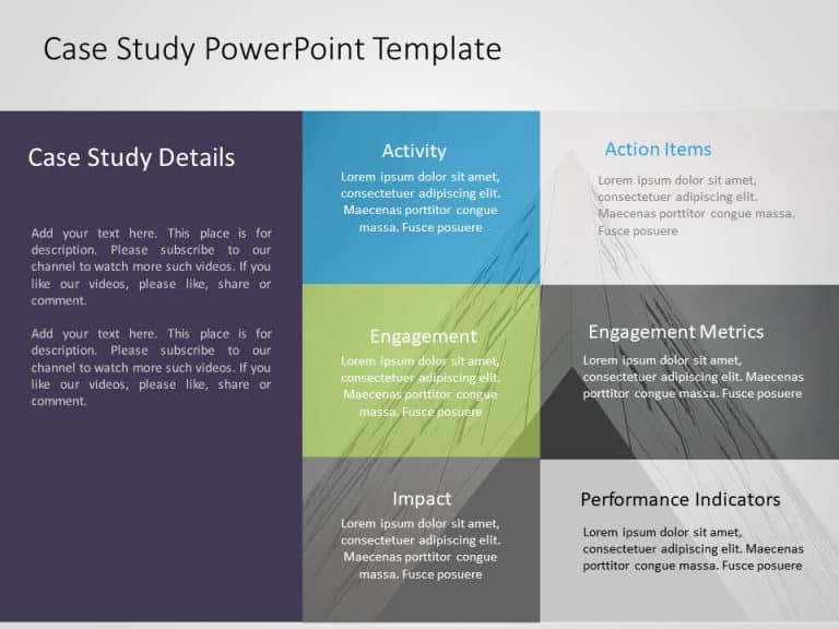 Case Study 13 PowerPoint Template