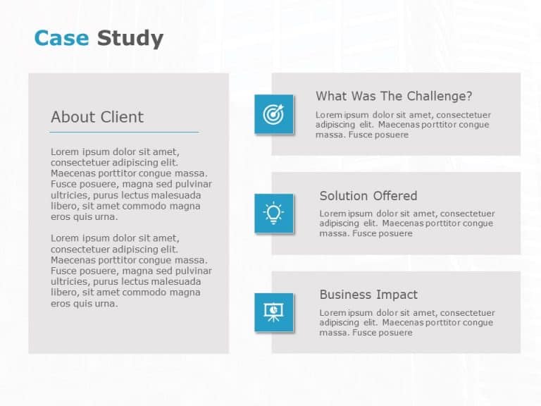 Case Study Slide Template