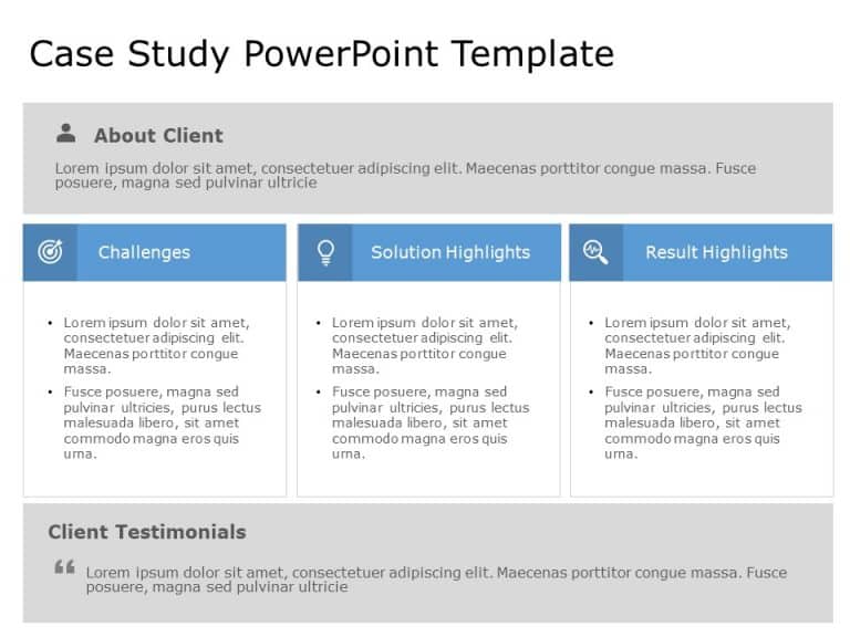 Case Study 25 PowerPoint Template & Google Slides Theme