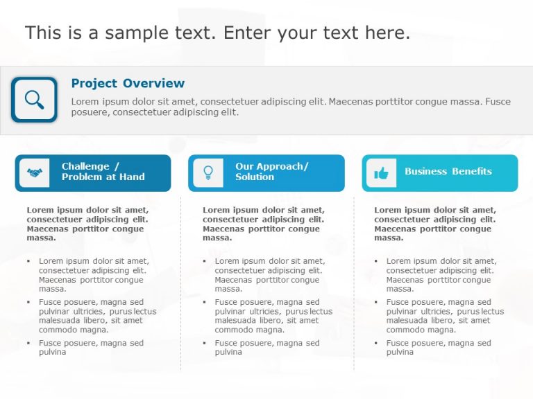 Case Study Project PowerPoint Template