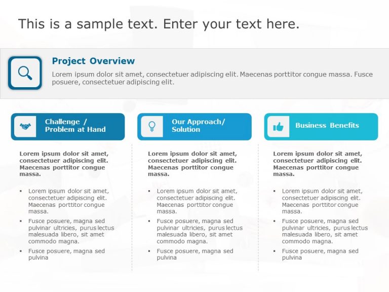 Case Study Project PowerPoint Template & Google Slides Theme