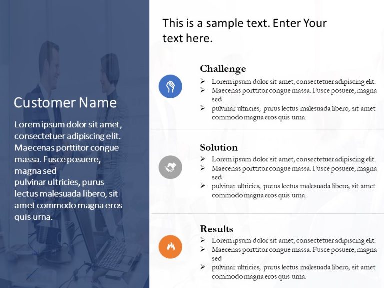 Case Study Slide PowerPoint Template & Google Slides Theme