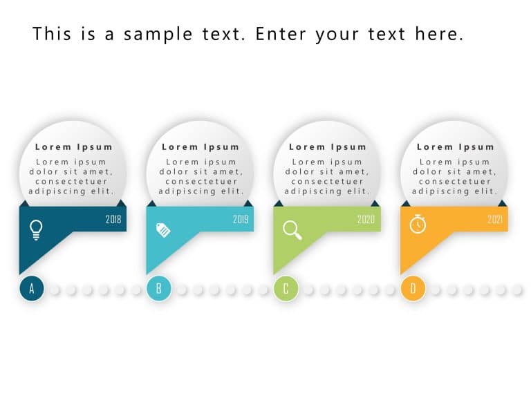 Circles Timeline PowerPoint Template & Google Slides Theme