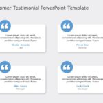 Customer Testimonial 9 PowerPoint Template & Google Slides Theme