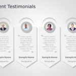 Client Testimonials 2 PowerPoint Template & Google Slides Theme