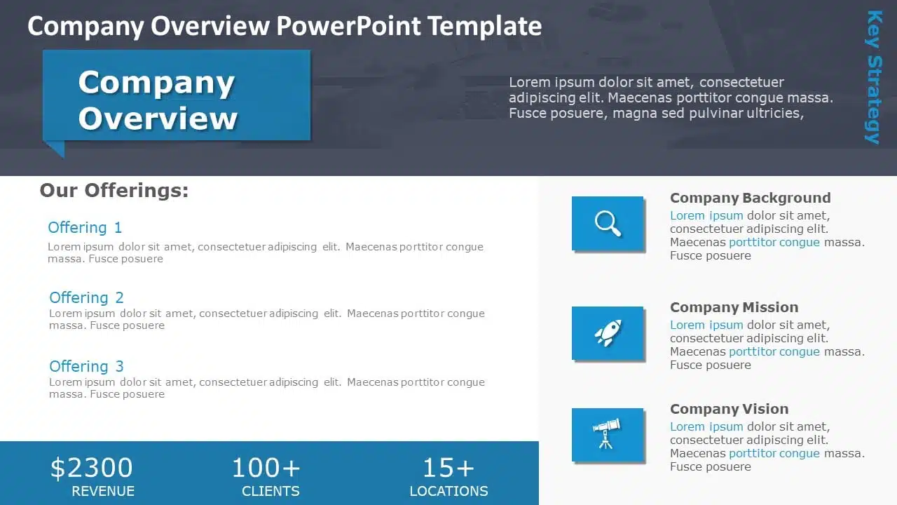 company profile powerpoint presentation template