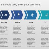 Crawl Walk Run Fly 01 PowerPoint Template