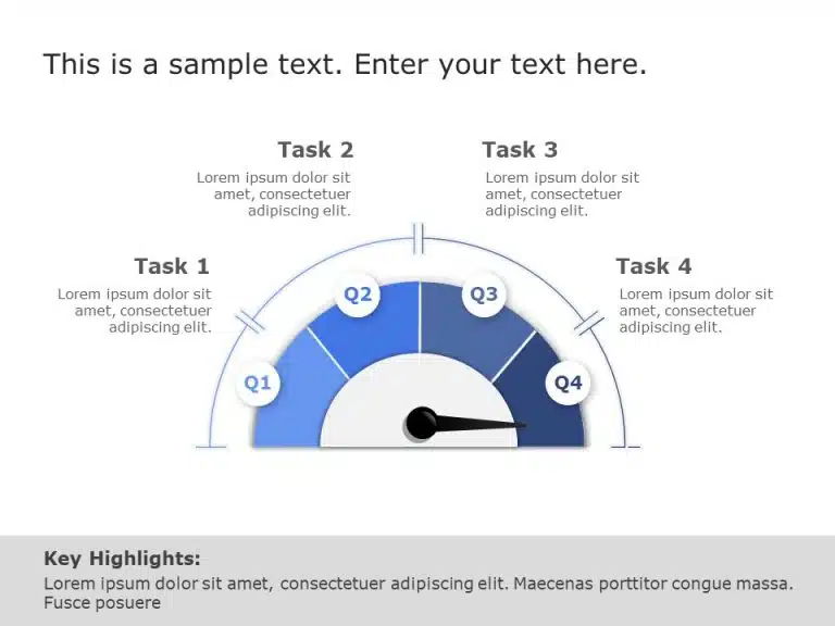 Dashboard Timeline PowerPoint Template & Google Slides Theme