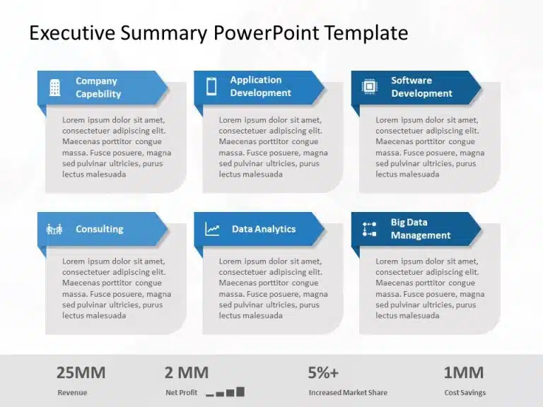 Executive Summary PowerPoint Template 35