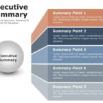 Executive Summary Five Point Image PowerPoint Template