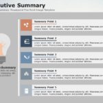 Executive Summary Five Point Image PowerPoint Template 1 & Google Slides Theme