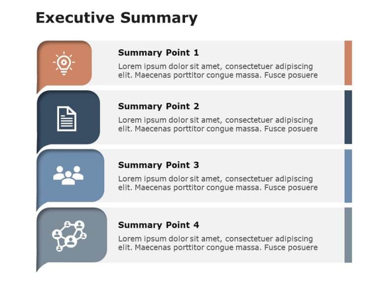 how to write an executive summary presentation