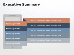 Executive Summary Slides 5 Points