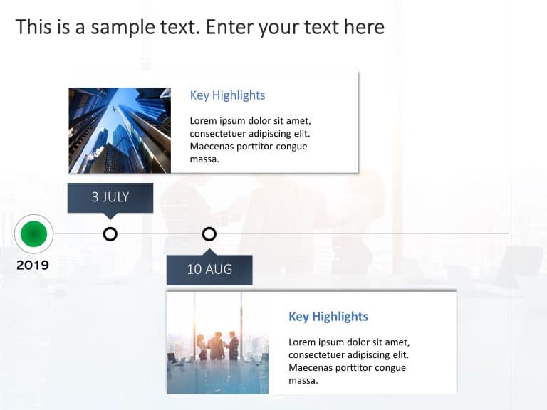 Key Dates Timeline Template for PowerPoint and Google Slides