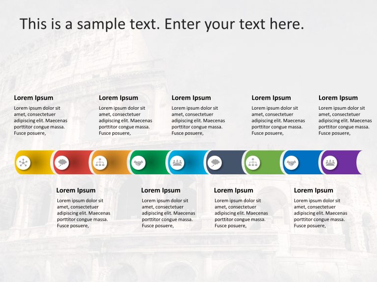 Nine Steps PowerPoint Template & Google Slides Theme