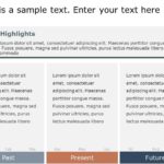 Past Present Future Roadmap PowerPoint & Google Slides Template Theme