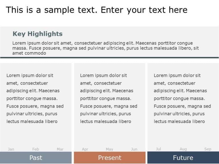 Past Present Future Roadmap PowerPoint & Google Slides Template Themes