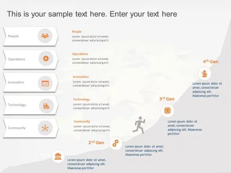 Product Roadmap Journey PowerPoint Template & Google Slides Theme