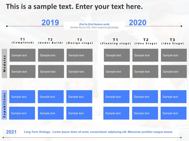 Product Roadmap Timeline PowerPoint Template