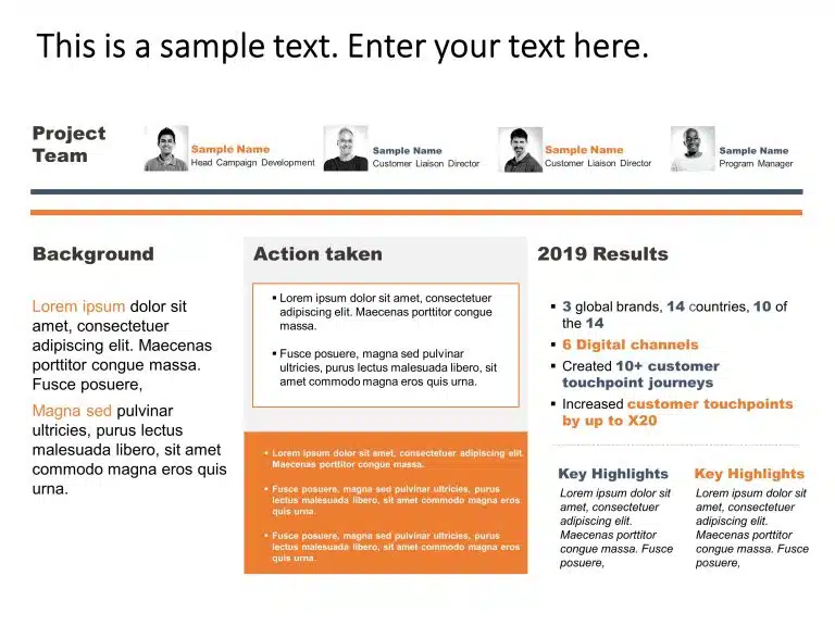 Customer Journey Executive Summary Powerpoint Template Slideuplift