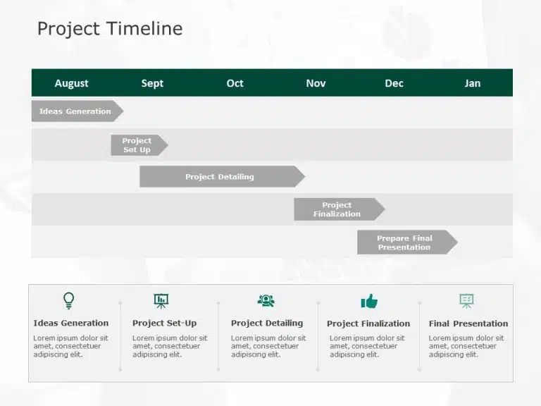 project timeline powerpoint template