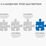 Puzzle Diagram 6 PowerPoint Template & Google Slides Theme