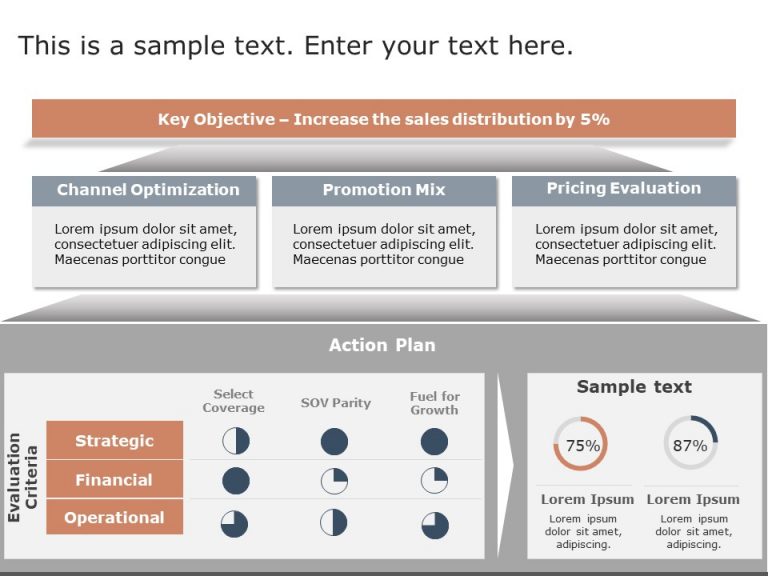 Sales Business Executive Summary PowerPoint Template