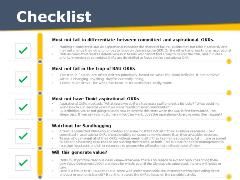 OKR Planning Deck PowerPoint Template & Google Slides Theme 23