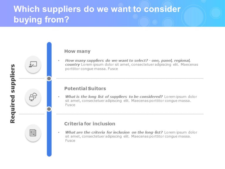 Sourcing Strategy Deck PowerPoint Template & Google Slides Theme 4