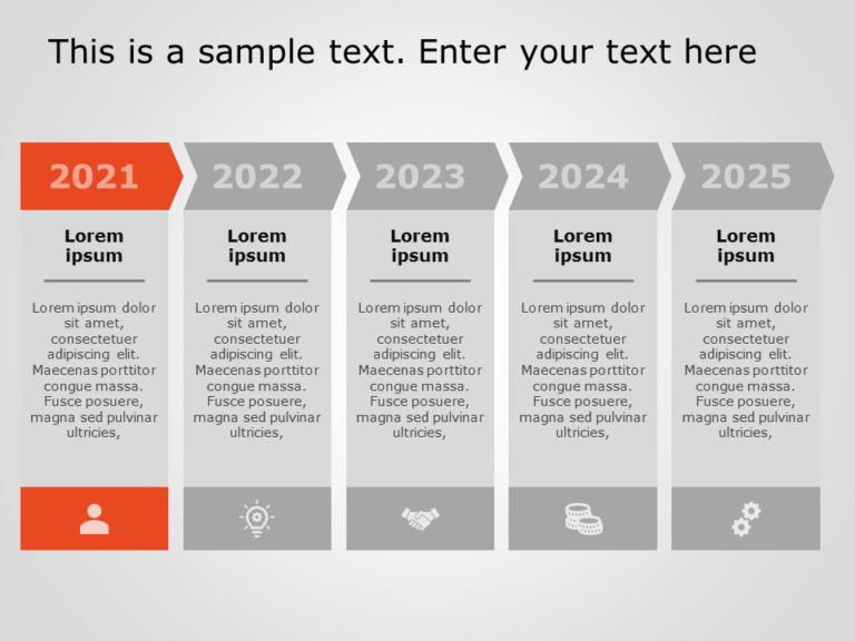 Strategy Roadmap 12 PowerPoint Template & Google Slides Theme