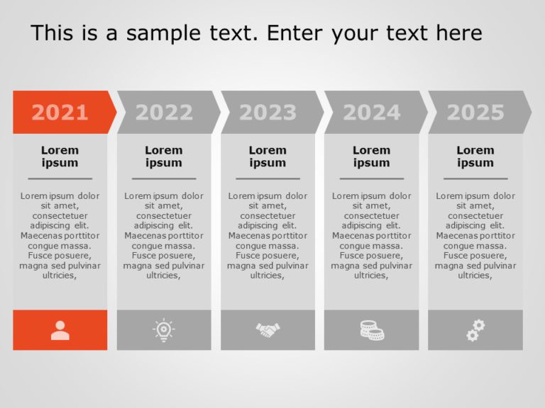 Strategy Roadmap PowerPoint & Google Slides Template Theme