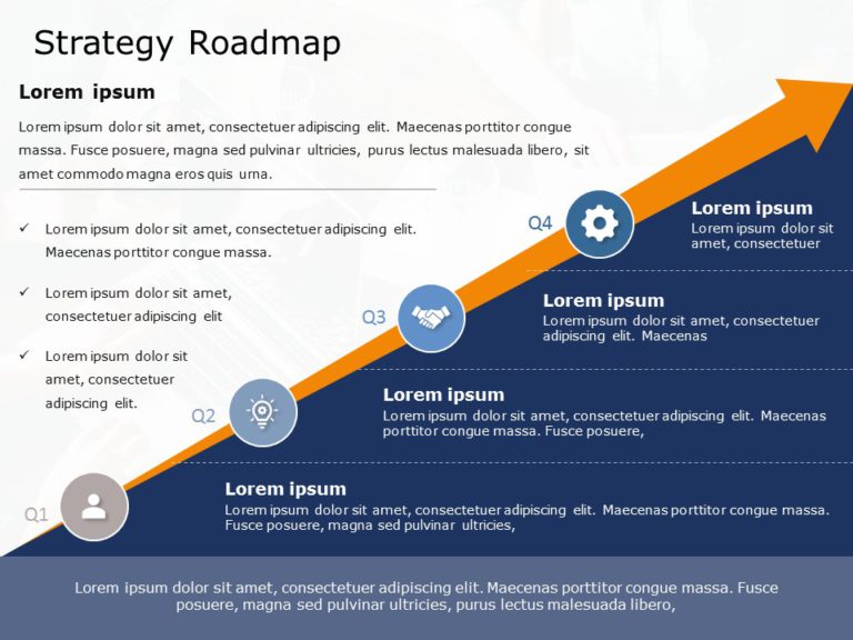 powerpoint template free roadmap