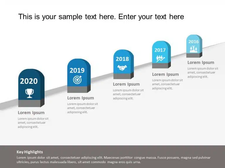 Timeline Milestone Template for MS PowerPoint & Google Slides Theme