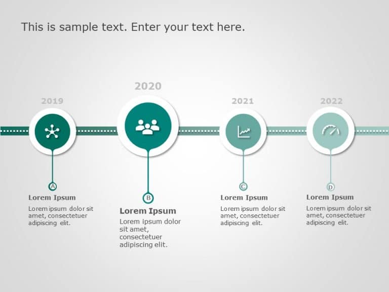 Timeline 12 PowerPoint Template & Google Slides Theme