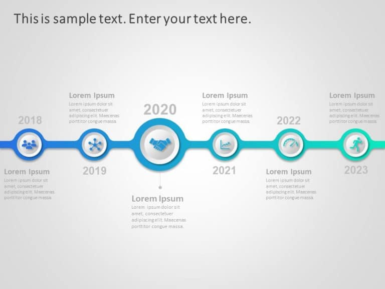 Timeline 14 Powerpoint Template Slideuplift