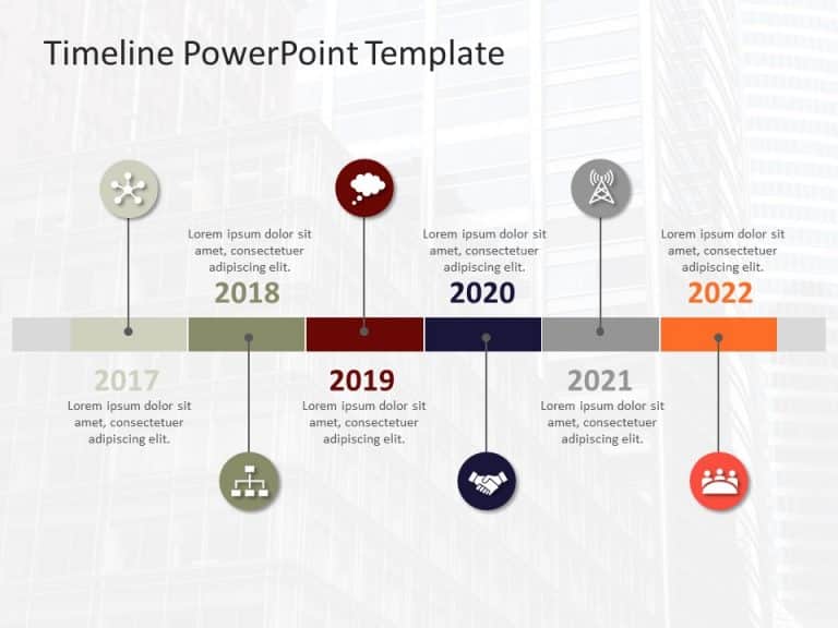 Timeline Graphic For Google Slides Theme