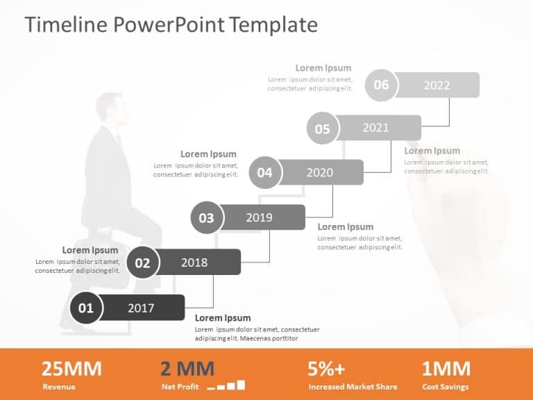 Timeline PowerPoint Template for PowerPoint and Google Slides 56 Themes