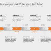 Arrow Roadmap PowerPoint Template